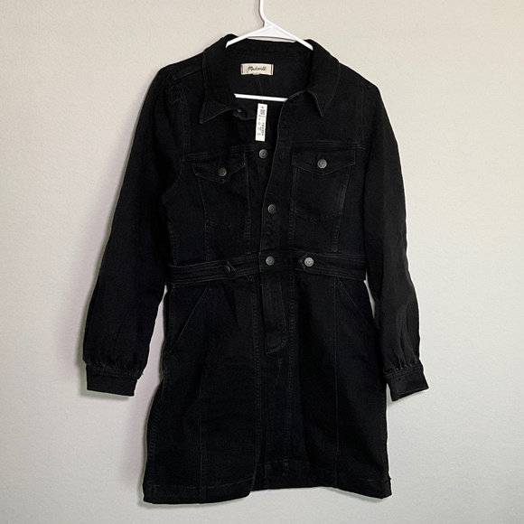 Madewell Denim Mini Dress NWT - Picture 3 of 6